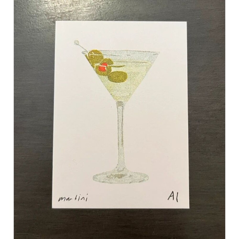 Ana Inciardi Mini Print - Martini